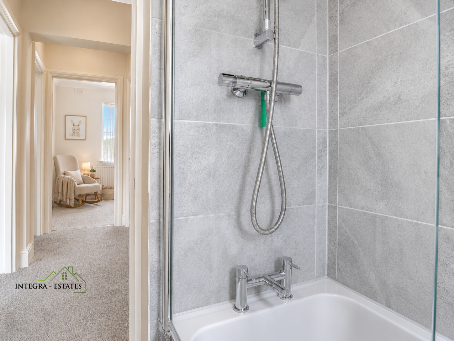 Thorpe close Sydenham Light fitted modern Bathroom SE26