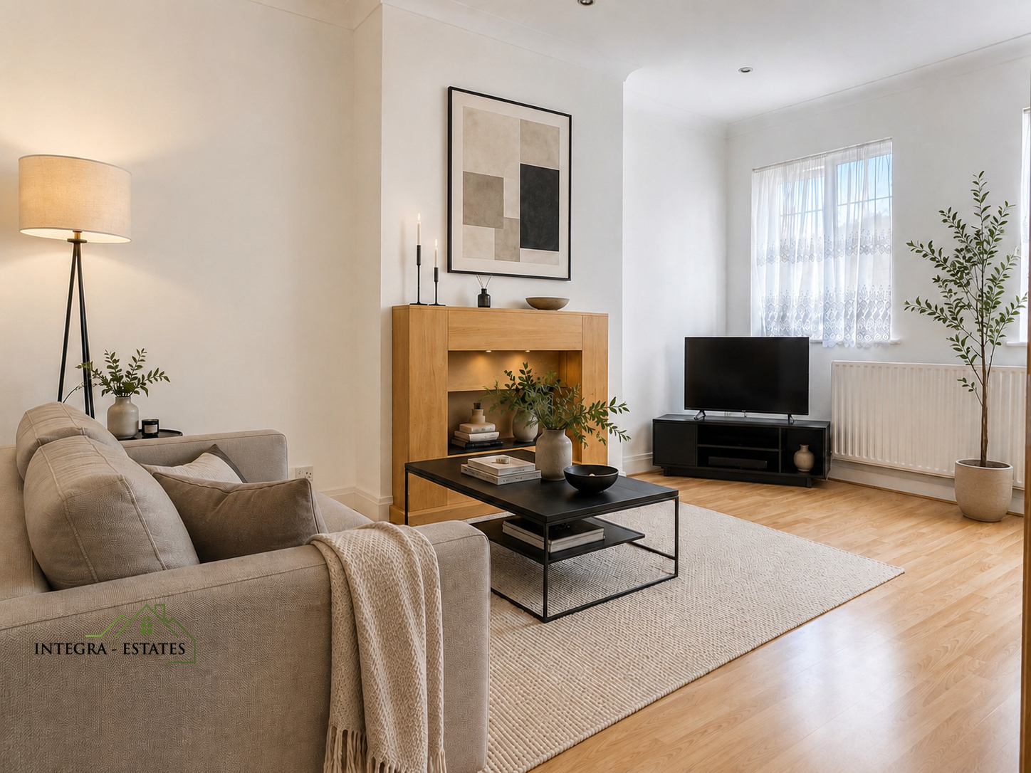 Bright top floor two bedroom apartment for sale on Thorpe Close in Sydenham SE26
